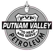A logo of putnam valley petroleum company.